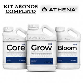 Kit de Fertilizantes Pro Mix de Athena para cultivo completo.