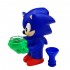 Bong de silicona Sonic con cazoleta.