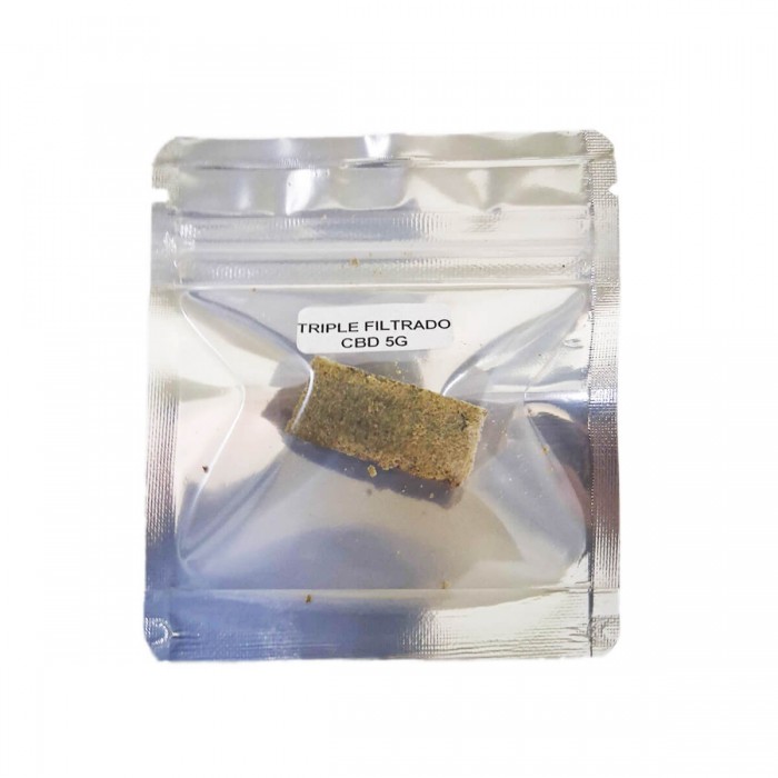 Hash CBD Triple Filtrado de FP, envase de 5 gramos.