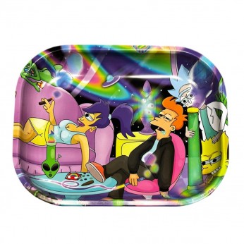 Bandeja de metal Futurama de 18x14 cm.