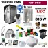Kit de armario completo profesional con foco LEC 315w y armario de 100x100 cm.