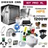 Armario de cultivo interior completo HPS 2X600W con armario cultibox de 240x120x200 profesional.