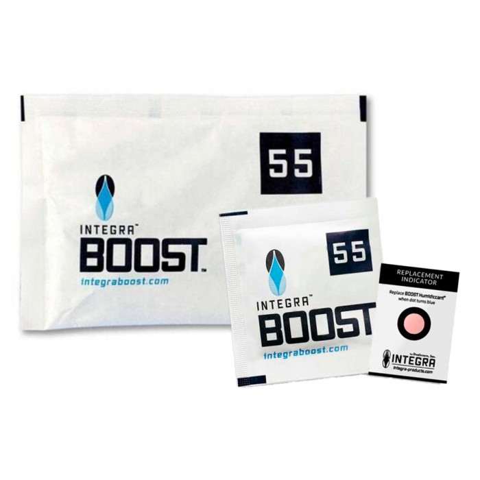 Integra Boost de 55% de humedad, formatos.