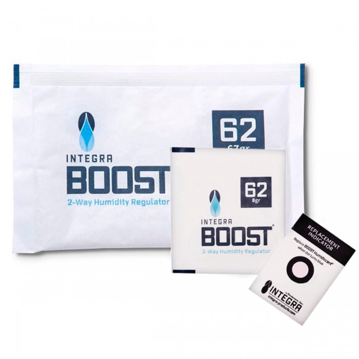 Integra Boost de 62% de humedad, formatos.