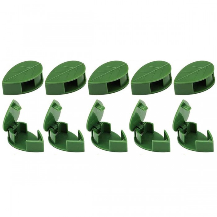 Soporte para plantas trepadoras con autoadhesivo Meliflor, 10 unidades.