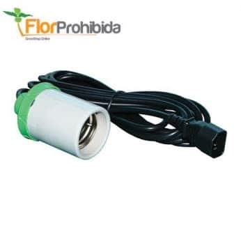 KIT CASQUILLO + CABLE DE LUMII - PORTALAMPARAS 