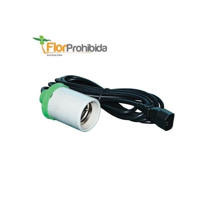 KIT CASQUILLO + CABLE DE LUMII - PORTALAMPARAS 