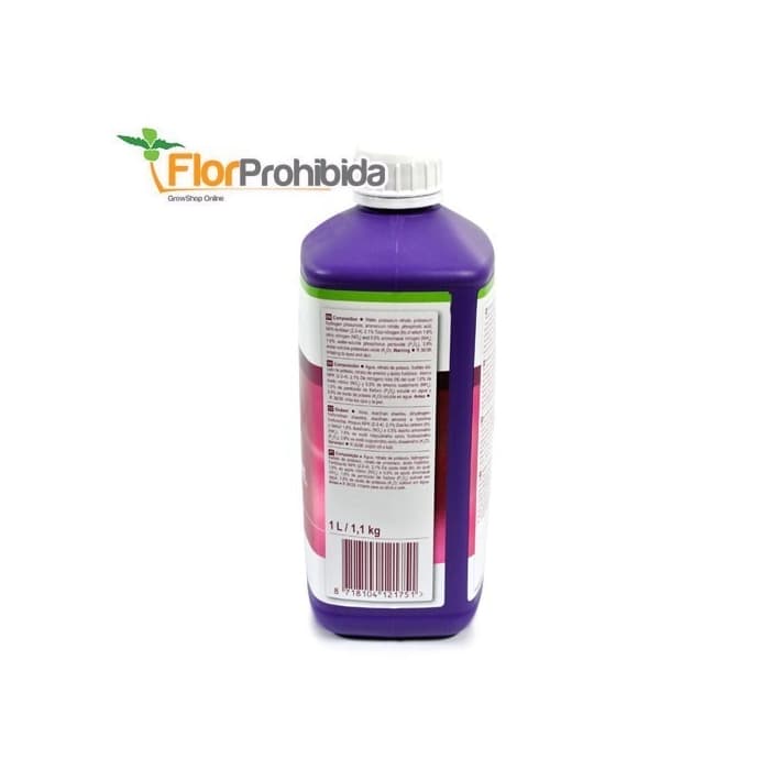 Terra Bloom Abono de floración para marihuana. Especificaciones.