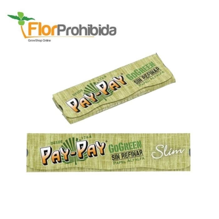 PAPEL DE ALFALFA GOGREEN DE PAYPAY - 100 % ECOLÓGICO