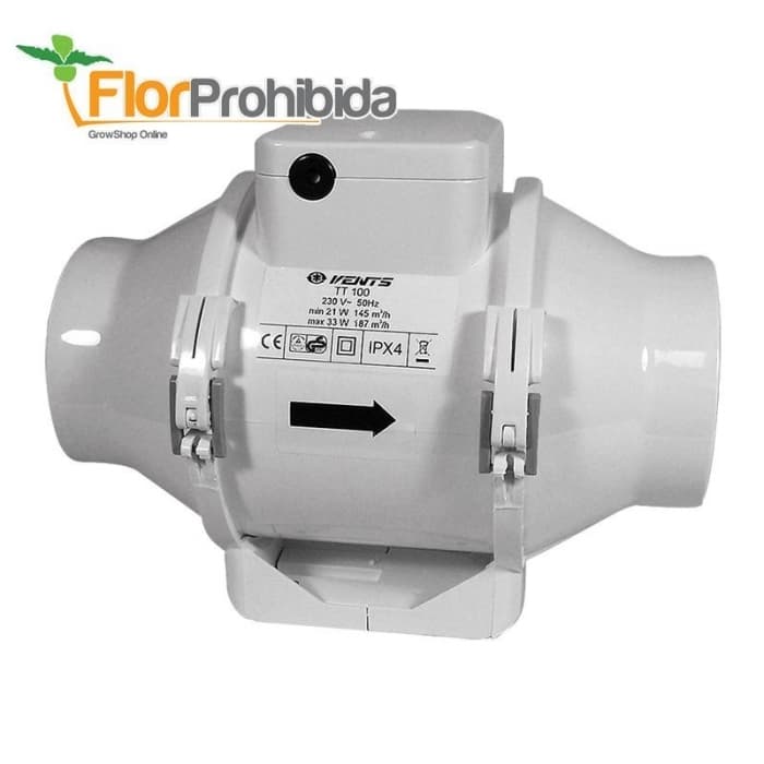 Extractor de aire Vents TT lateral.
