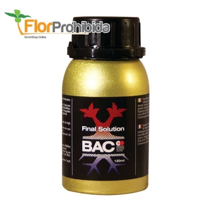 Final Solution de B.A.C. - Limpiador de raíces con enzimas para marihuana.