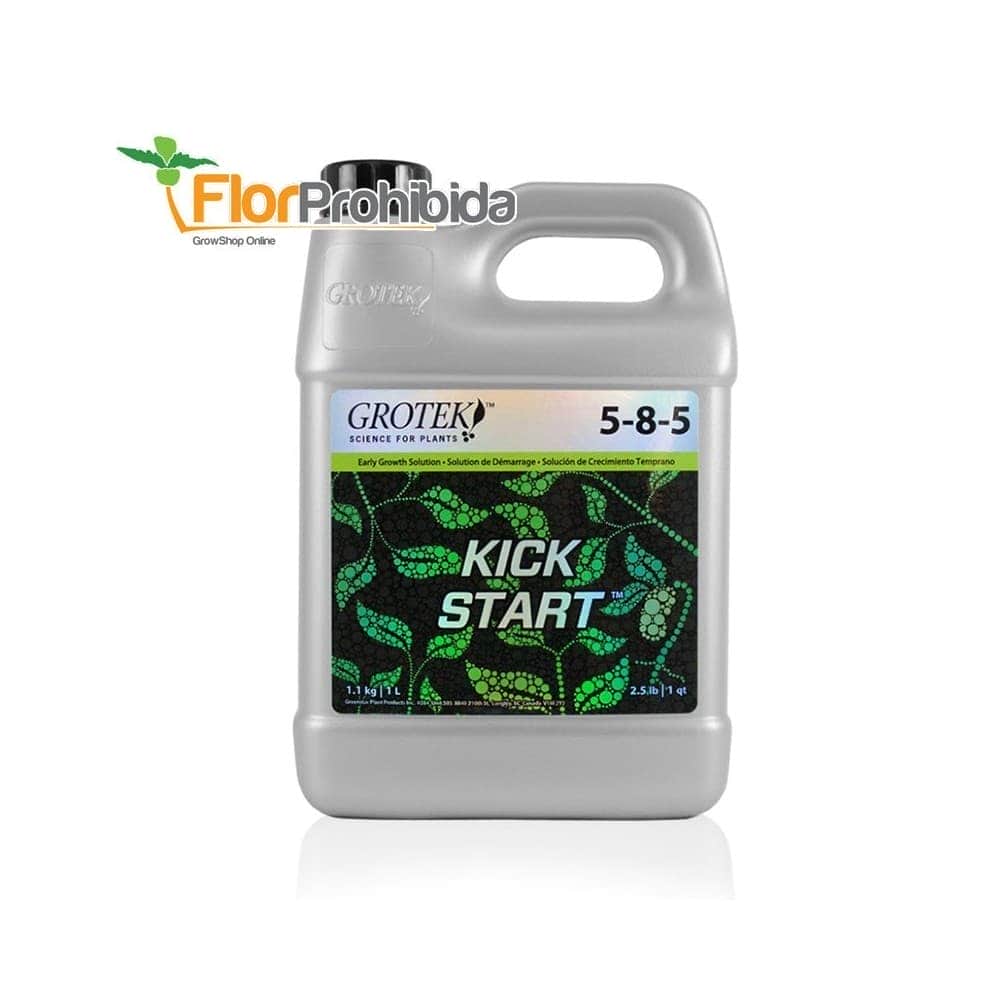 Kick Start 500 ml de Grotek - Estimulador de crecimiento para plántulas y esquejes.