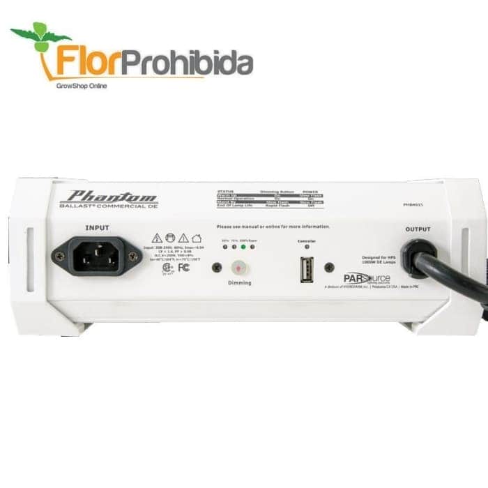 LUMINARIA PHANTOM DE-HPS 1000W BALASTRO