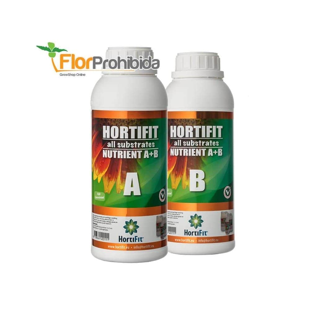 Nutrition A+B de HortiFit - Abono orgánico para marihuana.