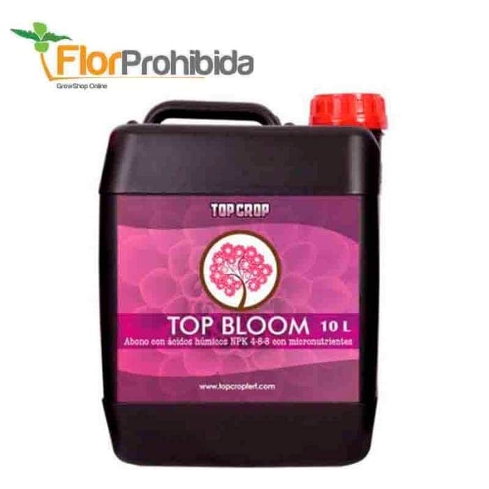 Top Bloom  - Abono de floración orgánico para marihuana. Garrafa de 10 litros.