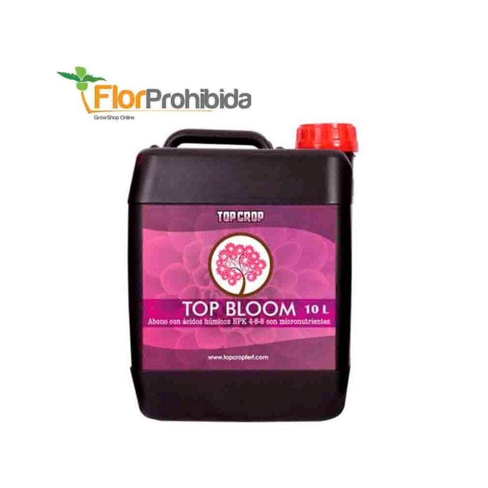 Top Bloom  - Abono de floración orgánico para marihuana. Envase de 10 litros.