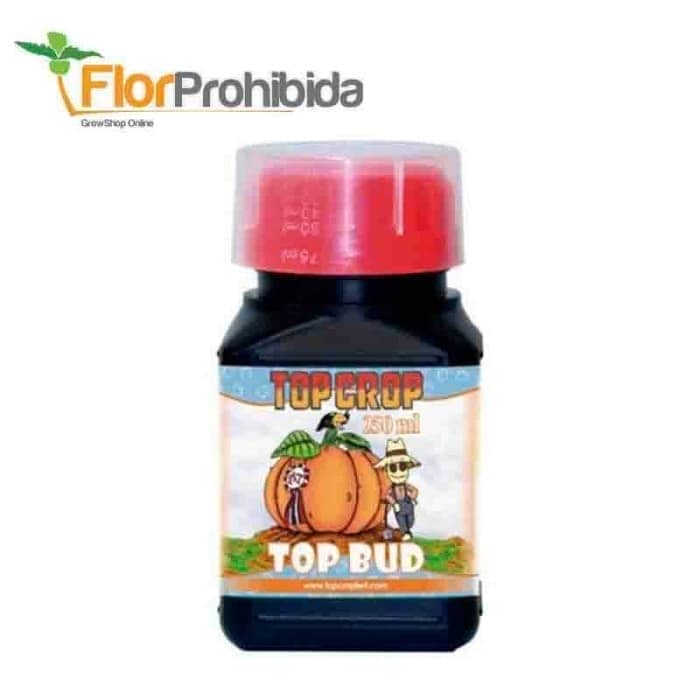 Top Bud (Top Crop) - Estimulador de floración orgánico para marihuana. Envase de 250 ml.