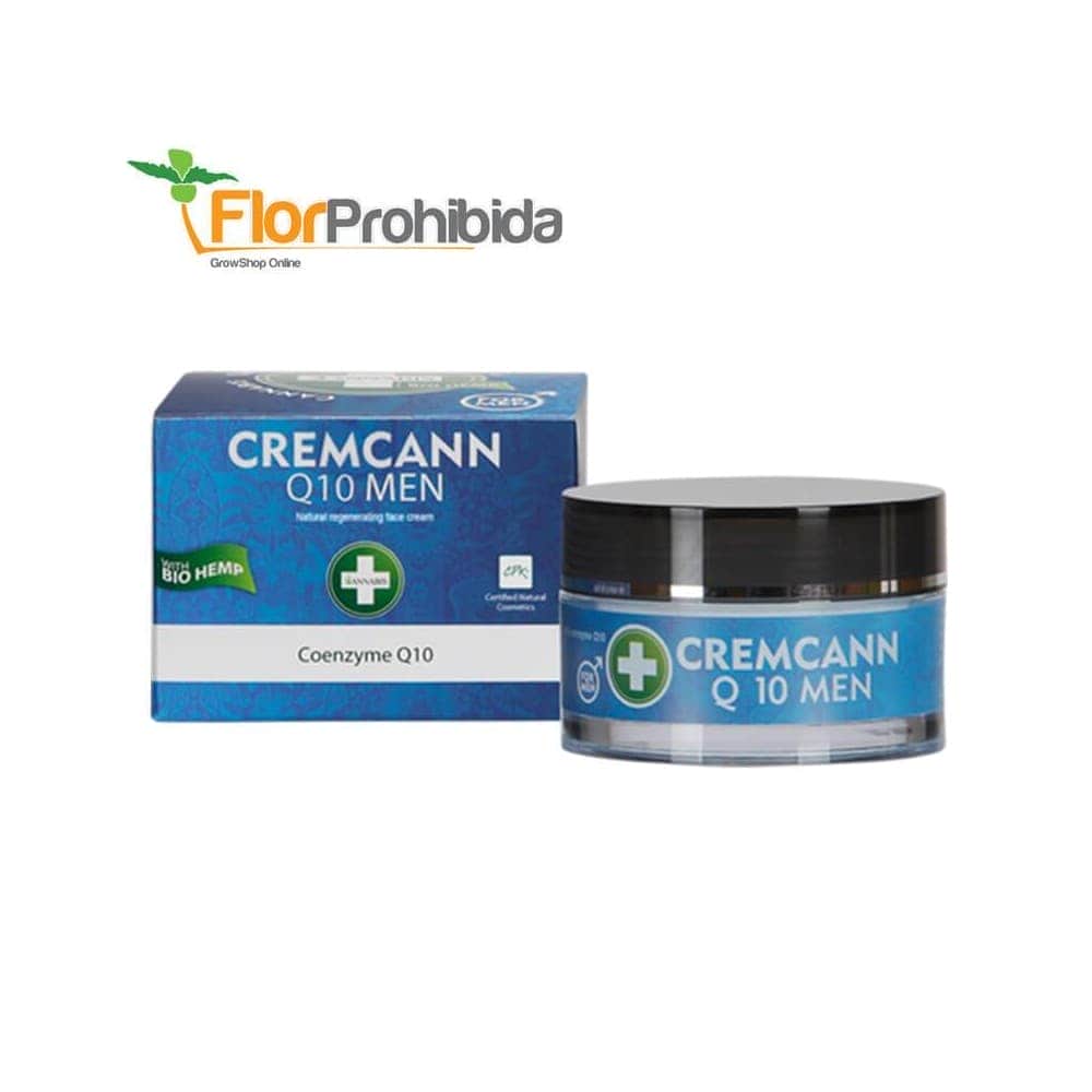Cremcann Q10 for Men (Annabis) - Crema facial antiedad.