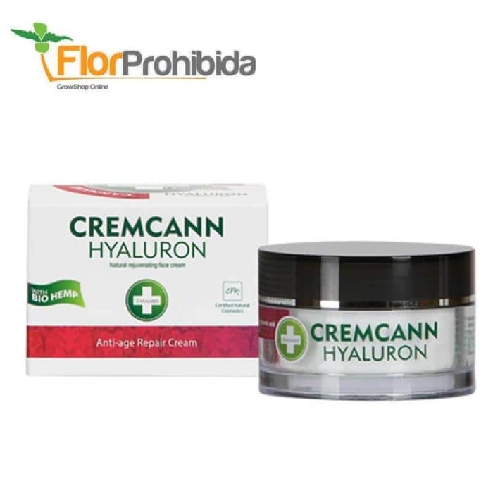 Cremcann Hyaluron Natural (Annabis) - Crema antiedad con CBD y ácido hialurónico.