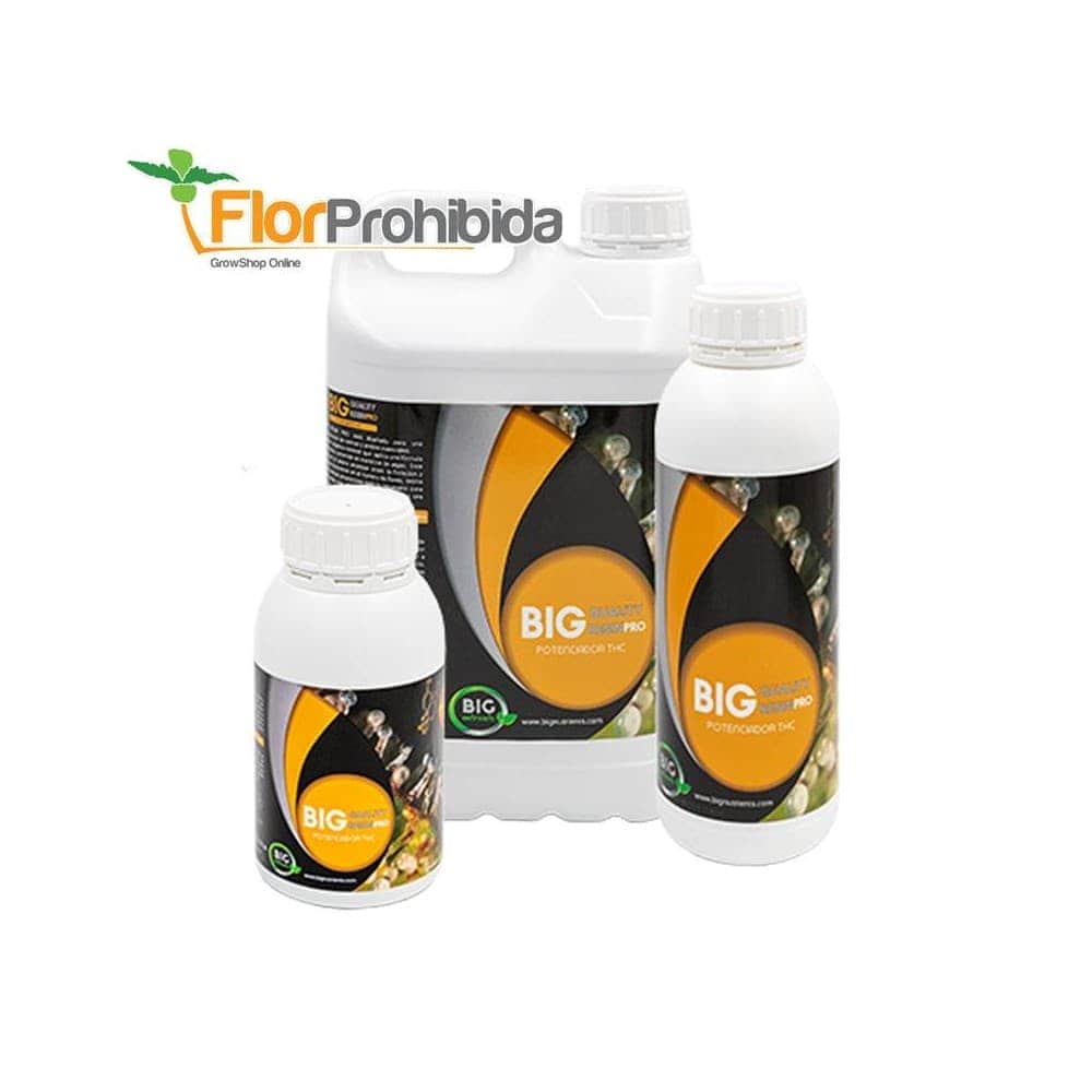 Big Quality Resin Pro (Big Nutrients) - Estimulador potenciador de floración para marihuana.