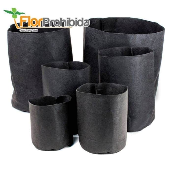 Maceta de tela negra Root Tex.
