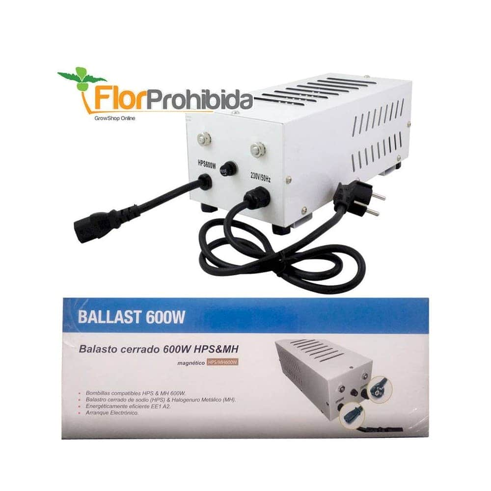 BALASTRO SPIDERLUX 600W P&P PROFESIONAL PARA SODIO Y HALOGENUROS METALICOS