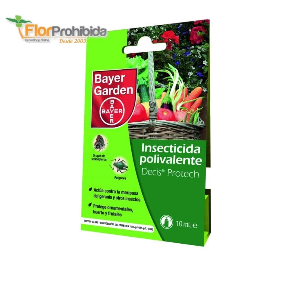 Decis Protech (Bayer) - Insecticida contra pulgones, oruga y trips.