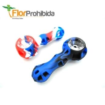 PIPA SILICONA CON CAZUELETA DE CRISTAL
