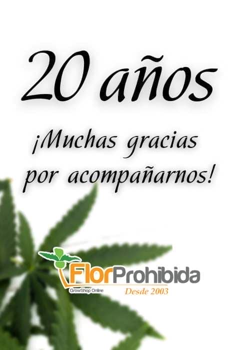 Celebramos el 20 aniversario de FlorProhibida Grow Shop [2003 - 2023]