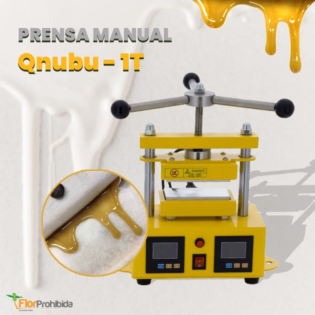 Prensa Rosin de Qnubu 1T para la extracción de resina