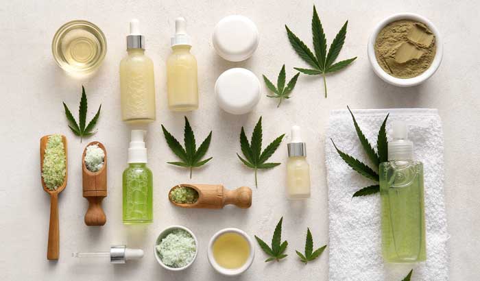 Distintos tipos de productos CBD