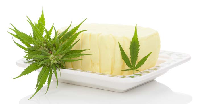 Mantequilla de marihuana cargada de cannabinoides