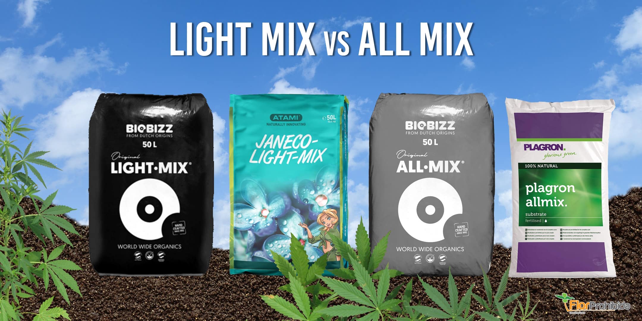 BioBizz Light-Mix, 50L, online Growshop