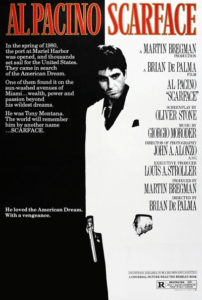 LA mítica película Scarface de Al PAcino