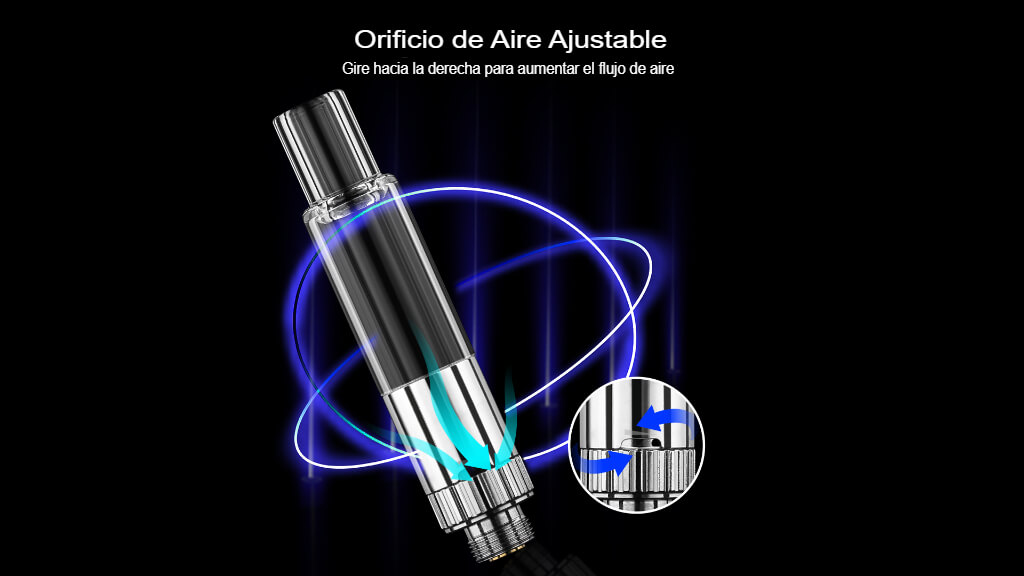 Flujo de aire regulable