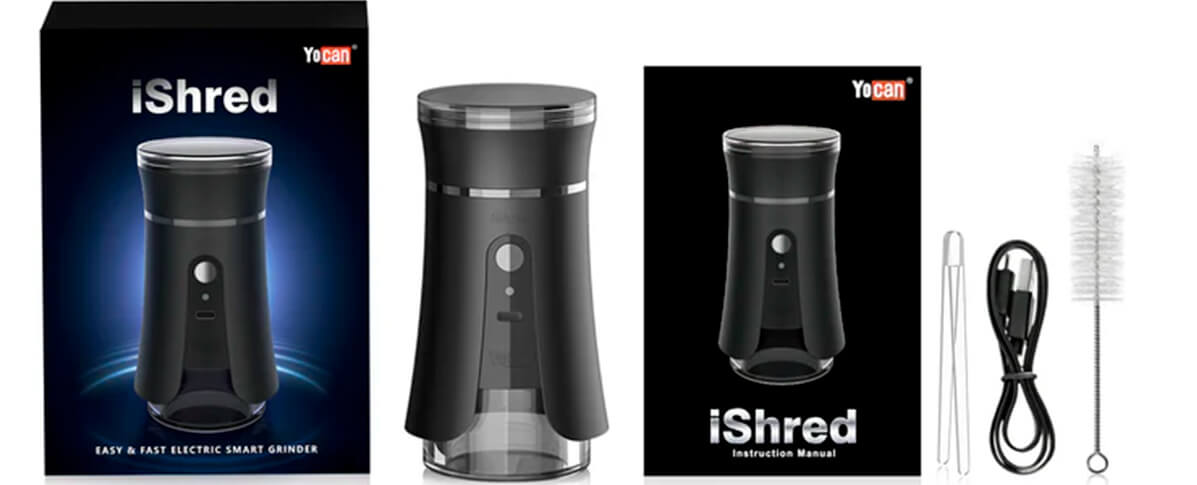 componentes del grinder yocan ishred