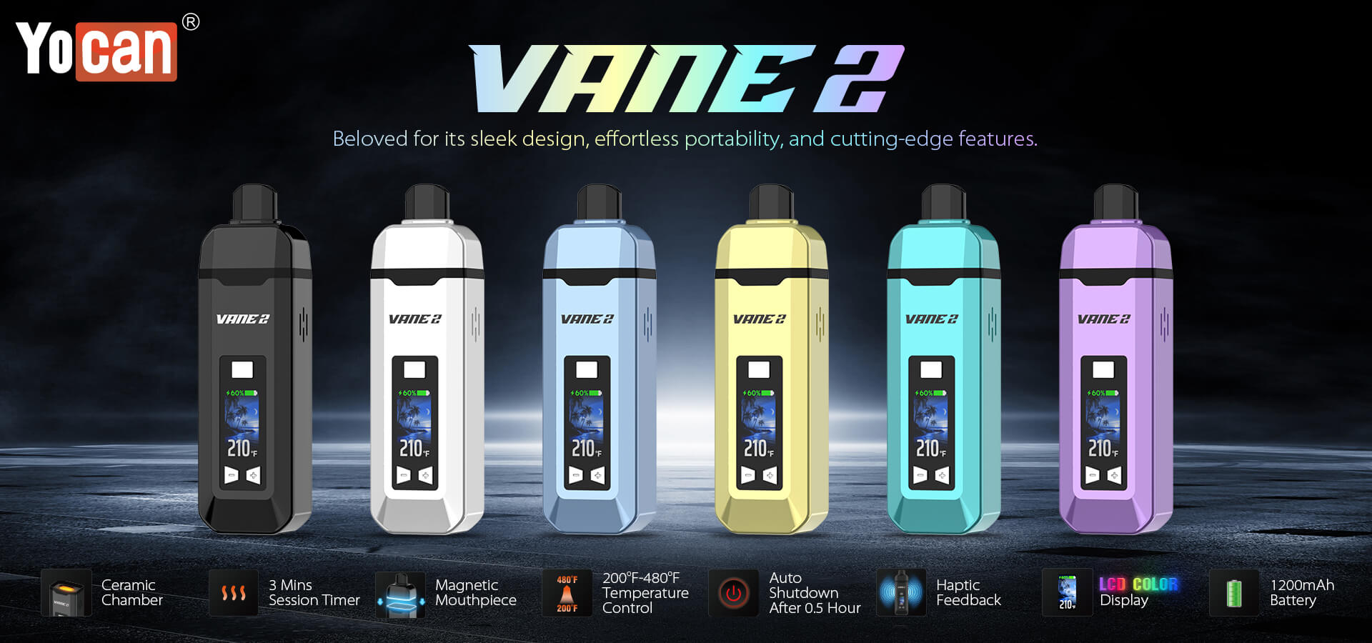 modelos de vaporizador Vane 2 de Yocan