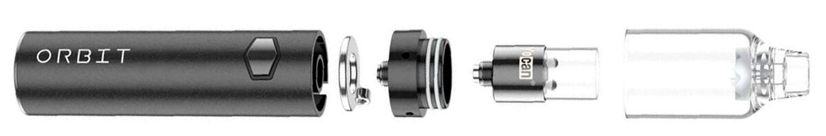 Vaporizador Orbit para Extracciones desmontado