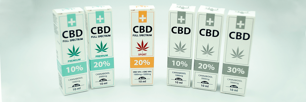 Gama de aceites CBD FP de primera calidad