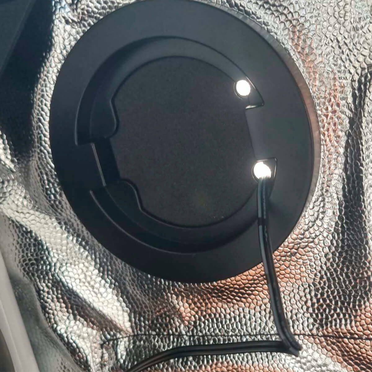 hueco para cables