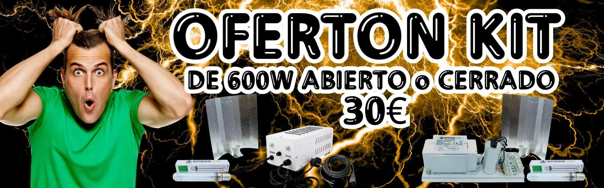 Oferton! Kit 600W por 30€